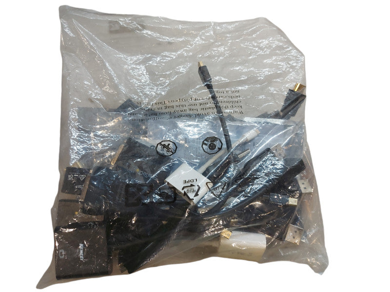 Assorted DP, HDMI, VGA, DVI Connectors - 20 PCS