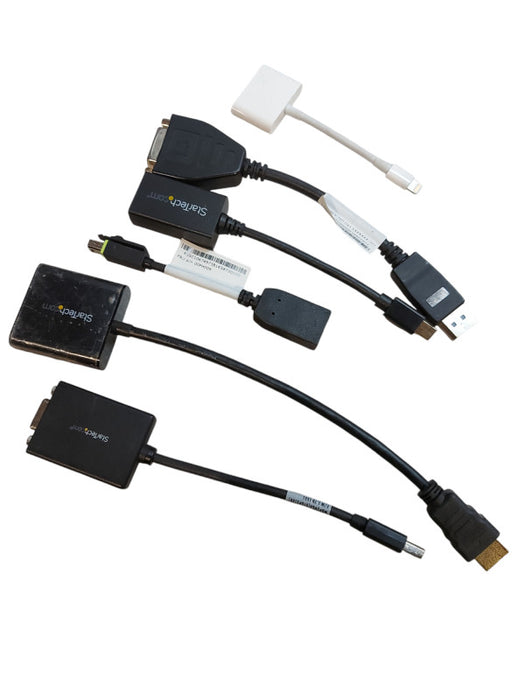 Assorted DP, HDMI, VGA, DVI Connectors - 20 PCS