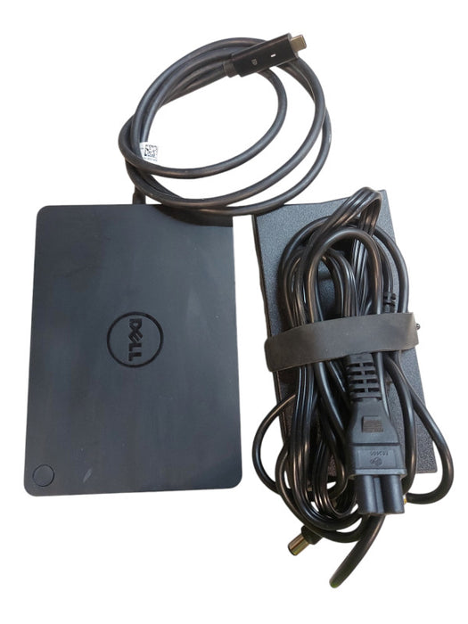 DELL WD15 Docking Station USB-C with 130W Genuine Dell Adapter Q