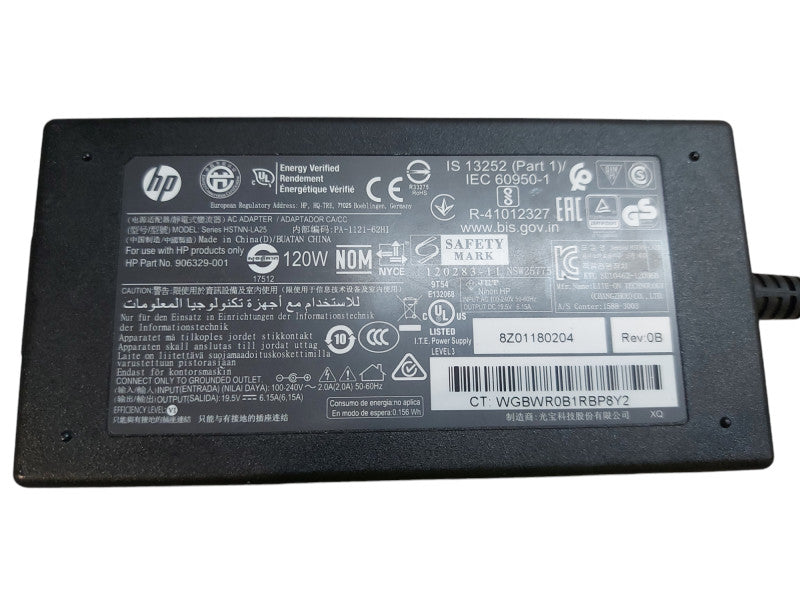 HP Type-C Laptop Docking Station G2 HSN-IX01 w/ HP 120W Power Adapter
