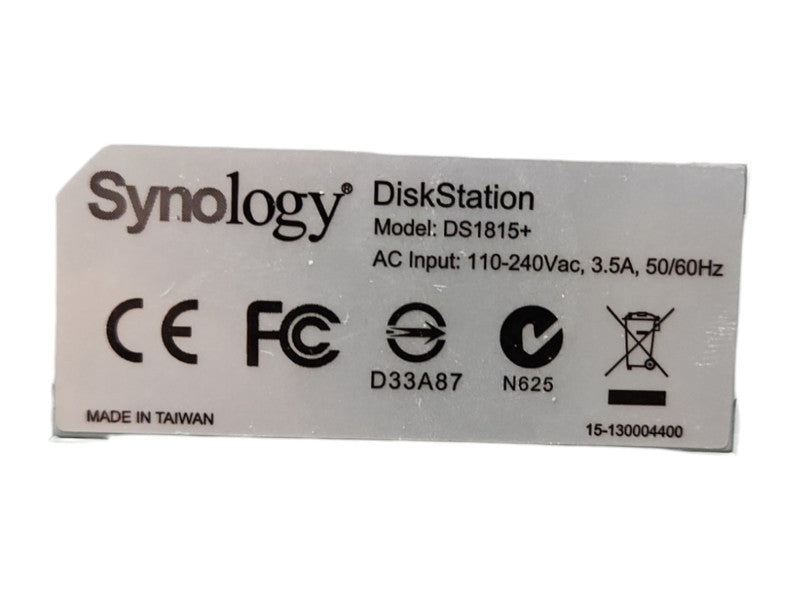 Synology DS1815+ DiskStation Expansion Unit No HDD, READ