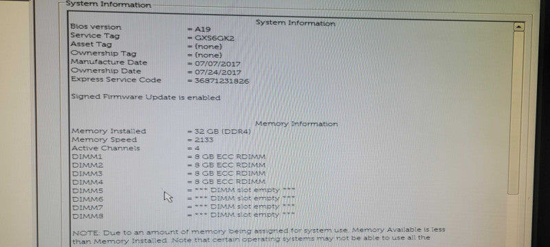 Dell Precision T5810,  E5-1620 v3 3.5GHz 32GB DDR4 Quadro K620, No HDD _