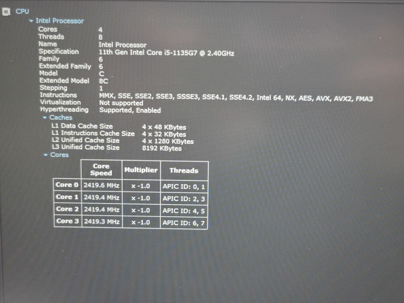 Lenovo ThinkPad E15 Gen 2| i5-1135G7| 8GB DDR4| 256GB SSD NO BATTERY READ  β Lap200