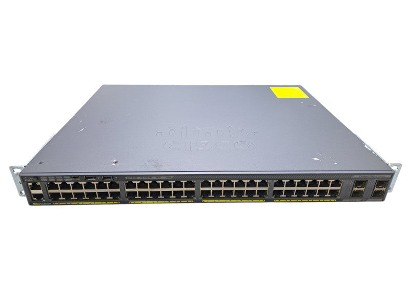Cisco WS-C2960X-48FPS-L V06 | 48 Port Gigabit PoE+ 740W Switch | 4x SFP