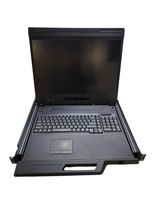 Stealth FR-1002-19W-DVI | 19" LCD Rackmount Keyboard Console *READ*