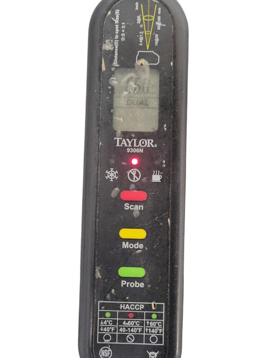 Taylor 9306N Dual Temperature Infrared Thermocouple Thermometer, READ _