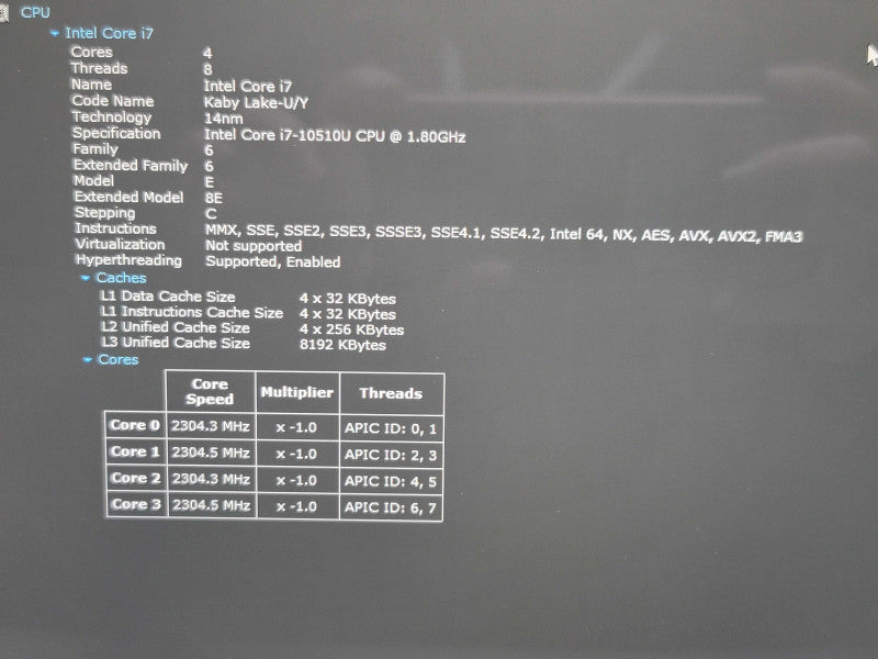 Dell XPS 13 9370| i7-10610U| 16GB RAM| 256GB SSD 4K TOUCH NO BATTERY READ  β Lap200