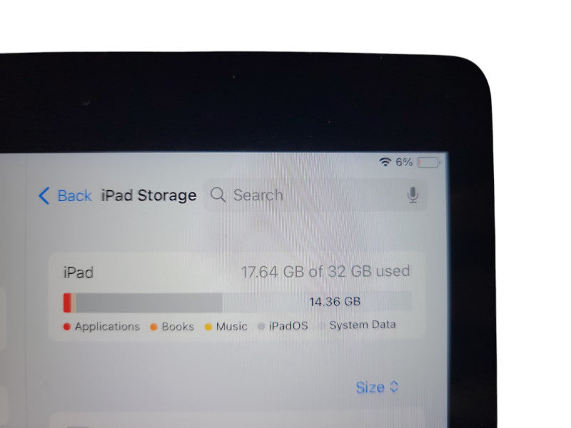 Apple iPad 6th Gen - 32GB - Black (