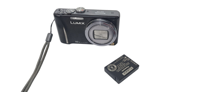 Panasonic Lumix DMC-ZS8 Black Digital Camera 14.1 MP with Battery