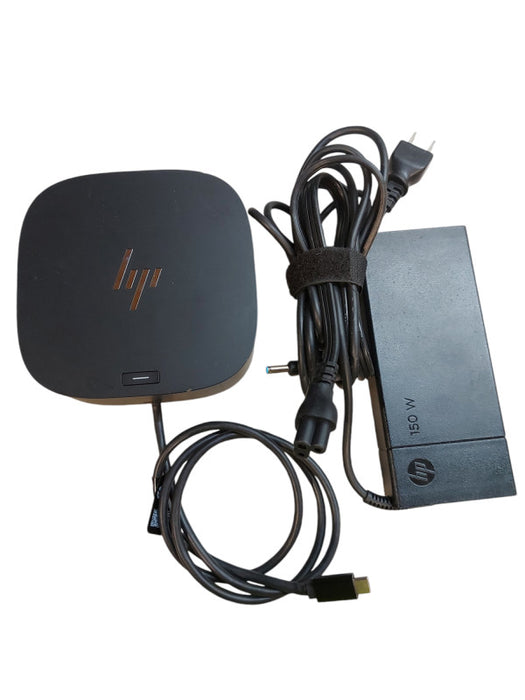 HP USB-C Dock G5 w/ Genuine HP 120W Power Adapter Q