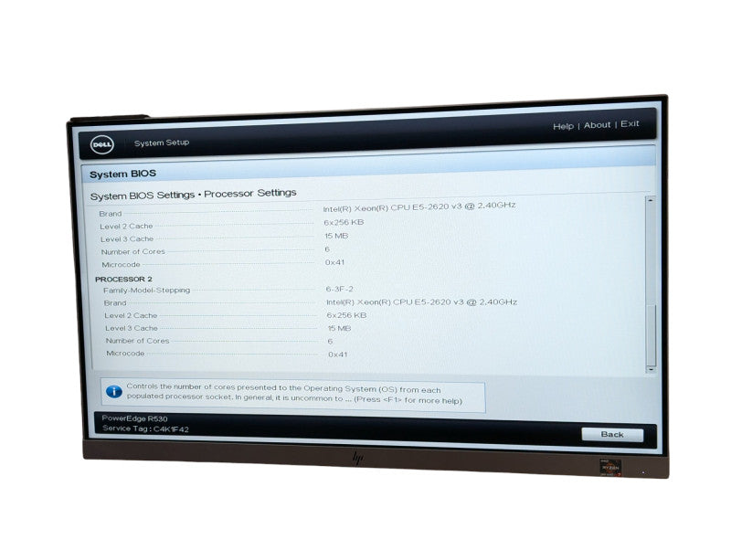 DELL PowerEdge R530 2x Intel Xeon E5-2620 v3 @ 2.40Ghz 32GB RAM H730 mini -