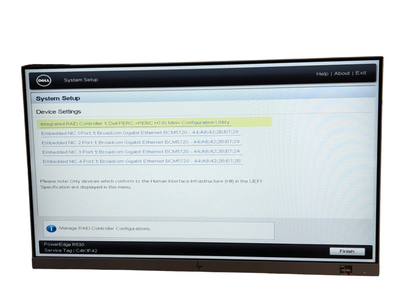 DELL PowerEdge R530 2x Intel Xeon E5-2620 v3 @ 2.40Ghz 32GB RAM H730 mini -
