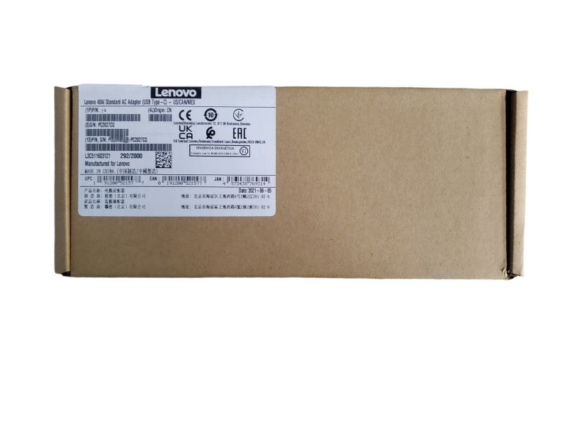 Lenovo 45W Standard AC Adapter (USB Type-C) | 4X20M26252 | New