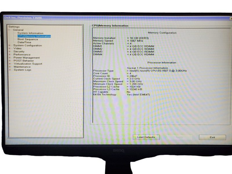 Dell Precision T3600 | Xeon E5-1607 0 | 16GB DDR3 | No HDD | H310
