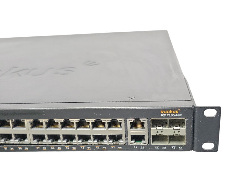Ruckus ICX 7150-48P-4X1G 48-Port PoE+ Ethernet Network Switch _
