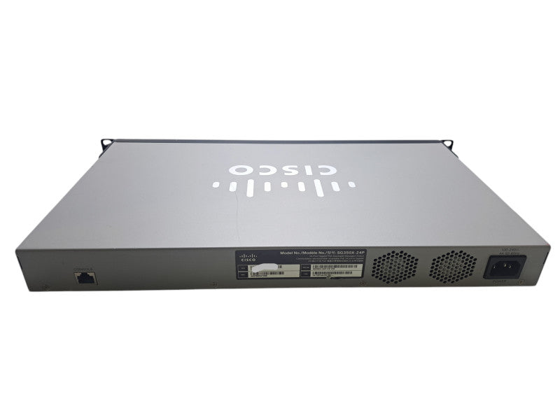 Cisco SG350X-24P | 24-Port Gigabit PoE Stackable Managed Switch