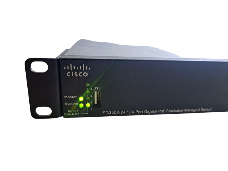 Cisco SG350X-24P | 24-Port Gigabit PoE Stackable Managed Switch