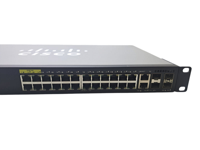 Cisco SG350X-24P | 24-Port Gigabit PoE Stackable Managed Switch