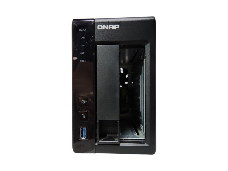 QNAP TS-251+ 2-Bay NAS, 1x 3TB HDDs, No PWR, No Remote