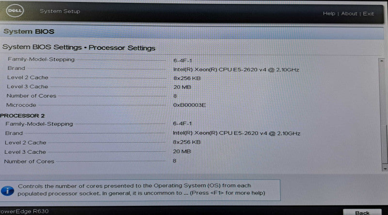 Dell R630 1U 8x 2.5" | 2x Xeon E5-2620 v4 @ 2.10GHz 8C, 128GB DDR4, H730 Mini