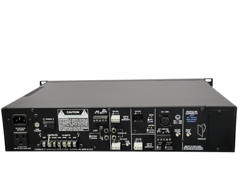 Peavey UMA 752 Integrated Modular Amplifier, READ _