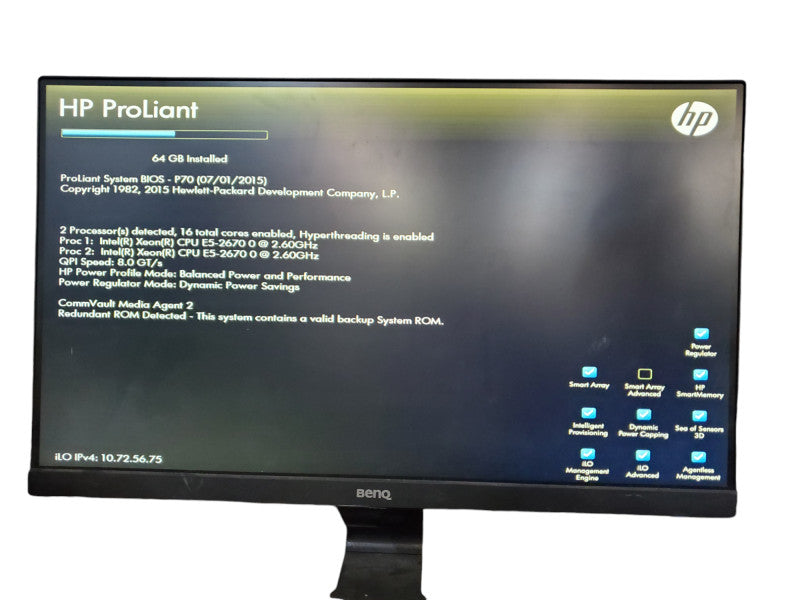 HP ProLiant DL380p Gen 8 | 2x Xeon 2670 0 | 64GB DDR3 | No HDD | P420i