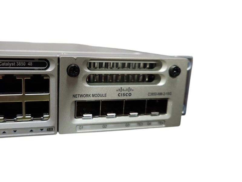 Cisco WS-C3850-48T-S 3850 48 port switch w/ C3850-NM-2-10G Module