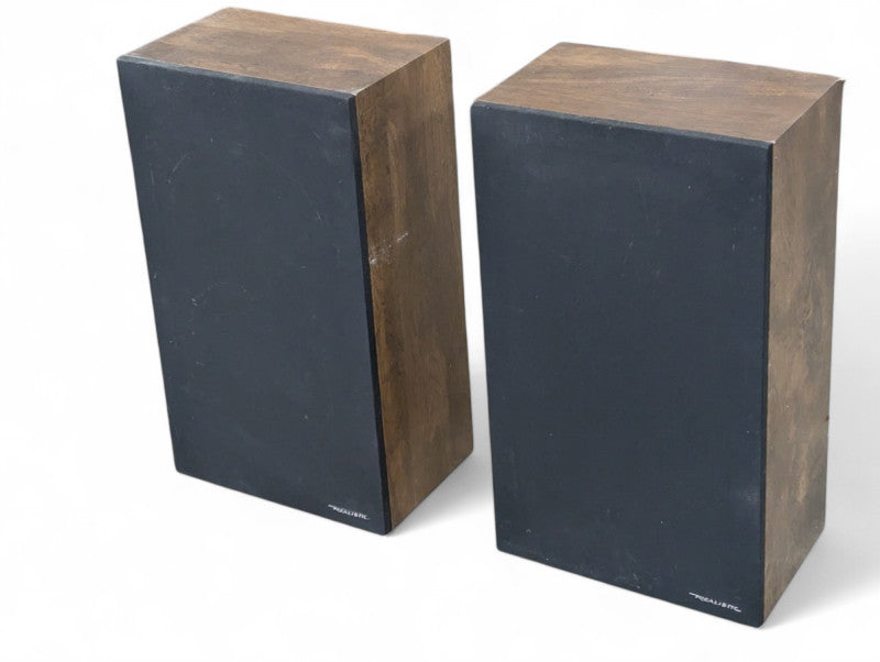 Pair of 2x Realistic 40-8600 OPTIMUS 600C 3-WAy Bass Reflex PLEASE READ  -