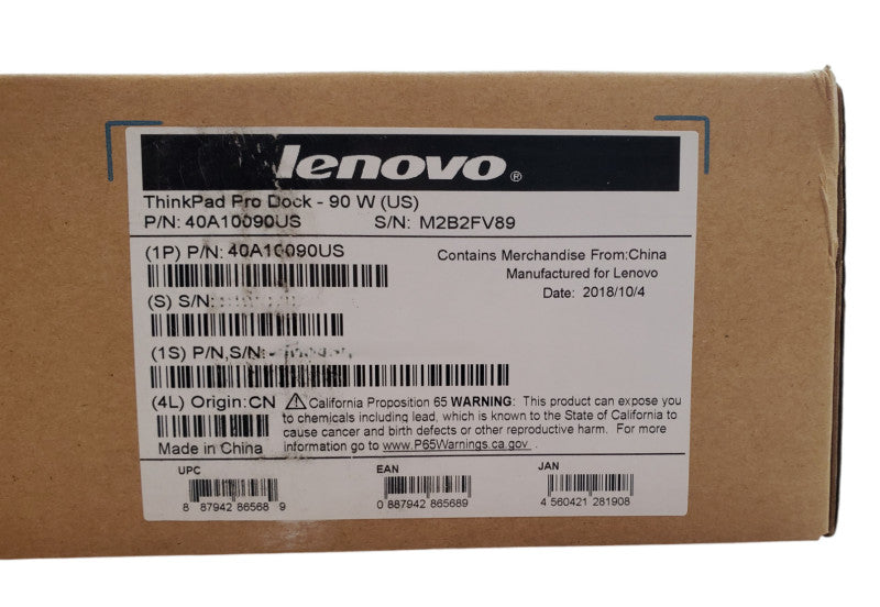 ThinkPad Pro Dock - 90W (US) | 40A10090US | New Q
