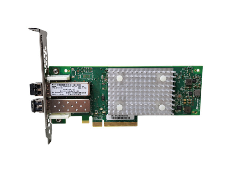 HPE QLE2692-HP P9D94A SN1100Q 16Gb Dual Port FC HBA 853011-001 w/ SFPs