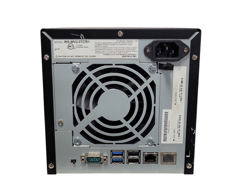 Buffalo WS-WV2.0L/R1 2-Bay Network attached storage No HDD, READ Q_