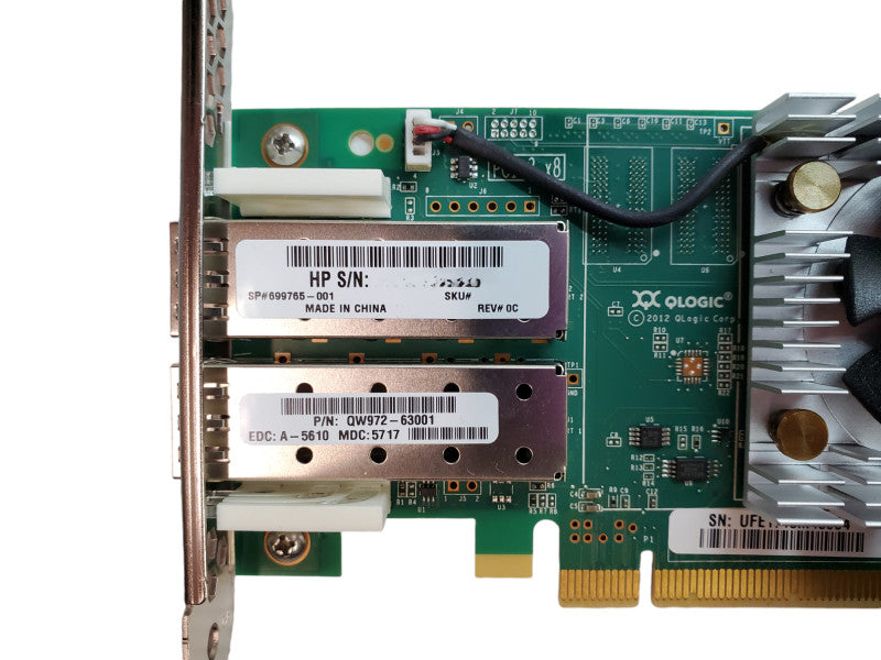 HP StoreFabric SN1000Q Dual-Port 16GbE SFP+ PCIe Hot Bus Adapter | 699765-001 Q