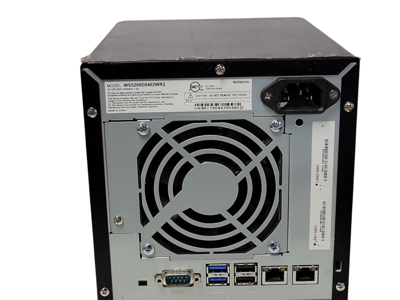 Buffalo TeraStation 5200DN 2-Bay Network attached storage WS5200D0402WR2, SEE _