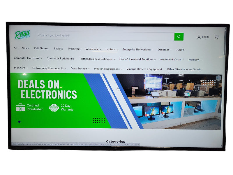 NEC Display E437Q 43" LED-LCD TV - 4K UHDTV No remote controller $