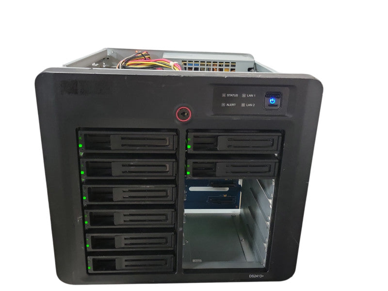 Synology DS2413+ 12-Bay Network Attached storage, 8x HDD Trays, READ _