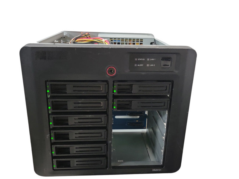 Synology DS2413+ 12-Bay Network Attached storage, 8x HDD Trays, READ _