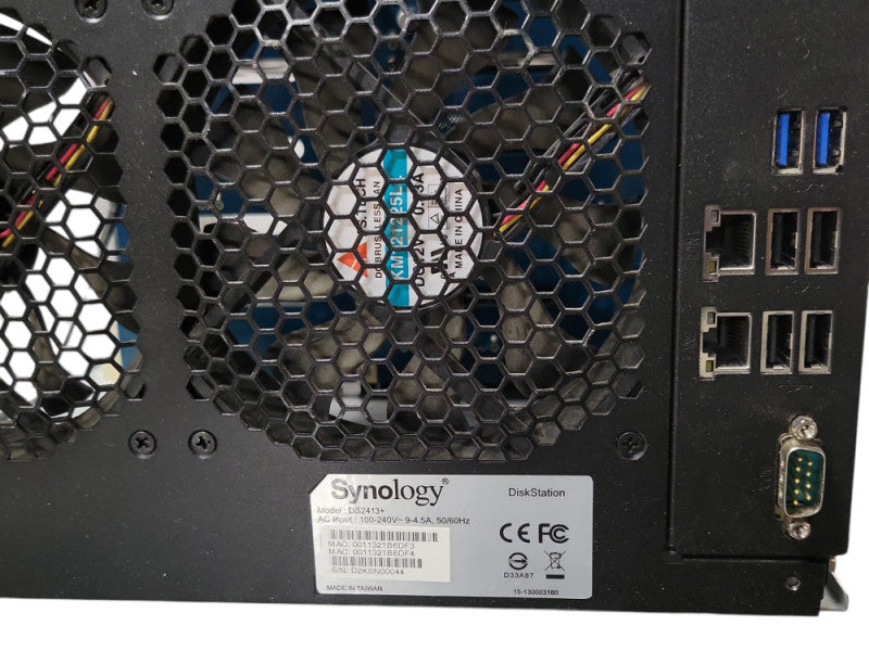 Synology DS2413+ 12-Bay Network Attached storage, 8x HDD Trays, READ _