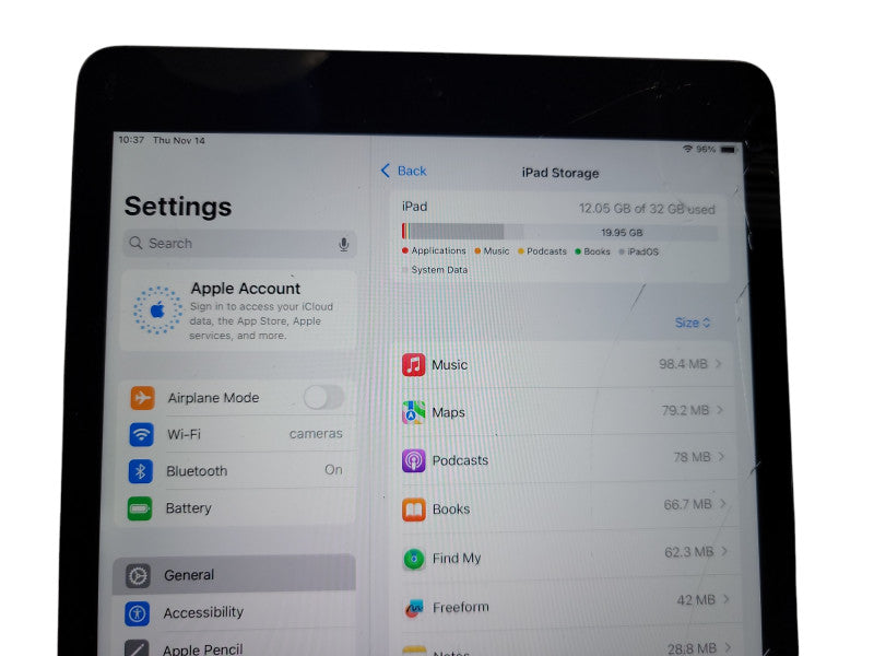 Apple iPad 7th Gen - 32GB - Black [Read] (