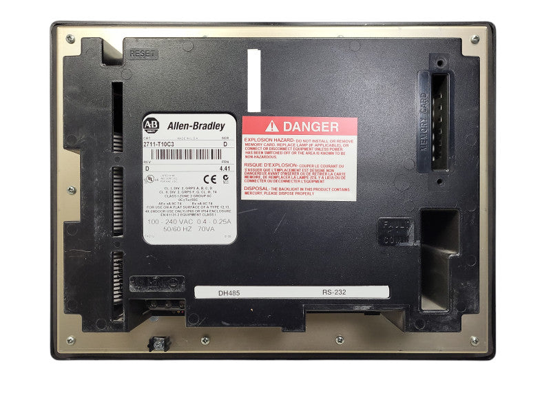 ALLEN BRADLEY 2711-T10C3 PANELVIEW 1000 READ $