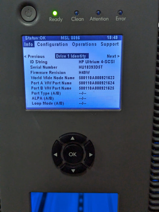 HP Tape Library StorageWorks MSL8096 with 4x LTO4 Drives PLEASE READ  -