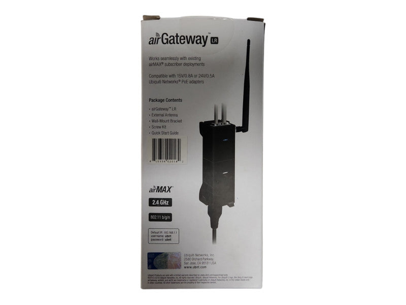 *NEW OPEN BOX* Air Gateway-LR air Max 2.4 GHz 802.11 Ubiquiti Network Adapter