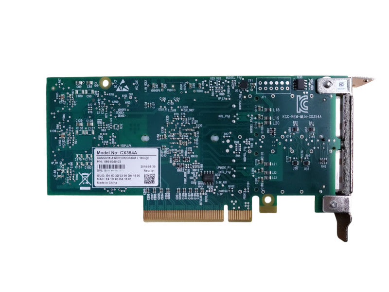 Mellanox CX354A | ConnectX-3 QDR Infiniband + 10GigE Network Card