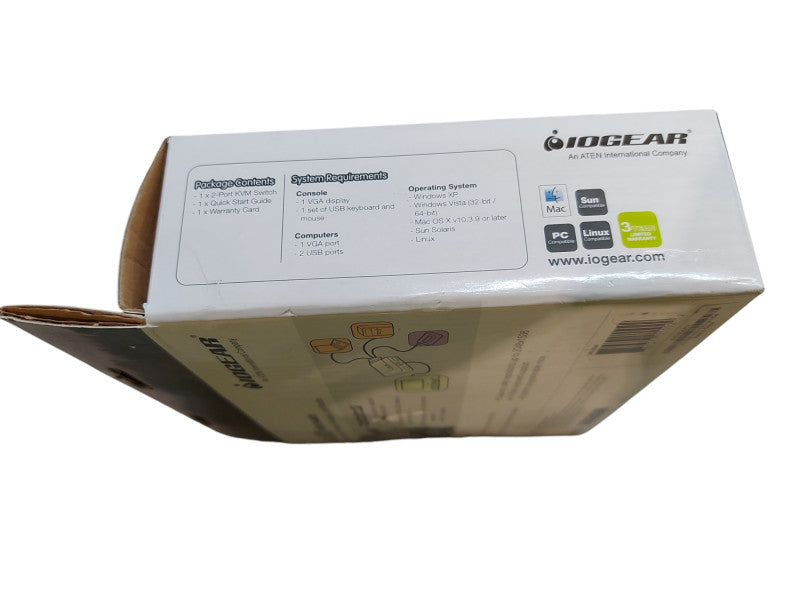 IOGEAR 2-Port USB Two Computer KVM Switch GCS22U
