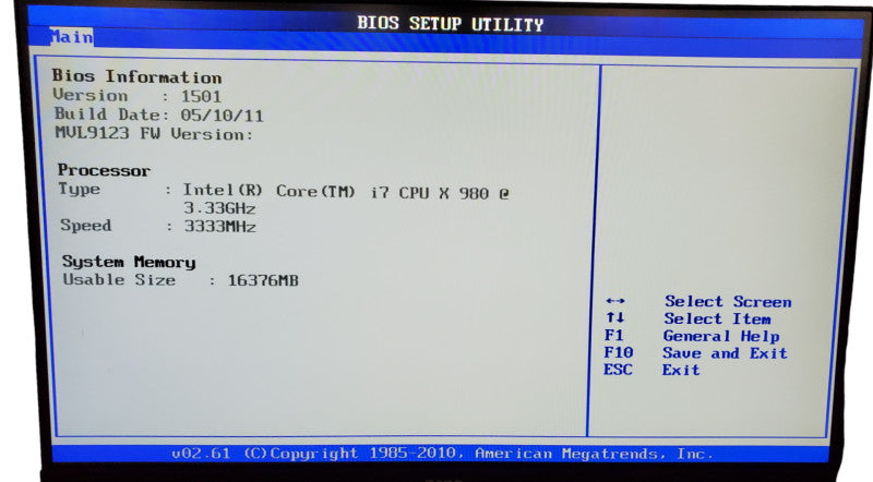 ASUS P6X58D Premium | Intel Core i7-980 | 16GB DDR3 | I/O Shield