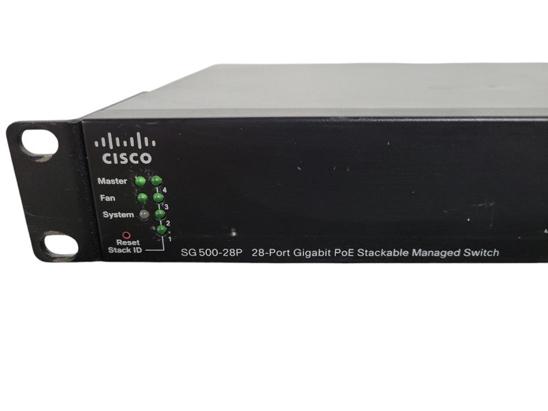 Cisco SG500-28P, 28-Port Gigabit PoE Stackable Managed Switch !
