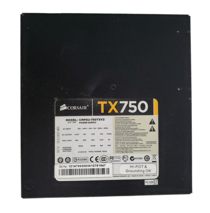 Corsair TX750 | CMPSU-750TXV2 | 750w Desktop Power Supply