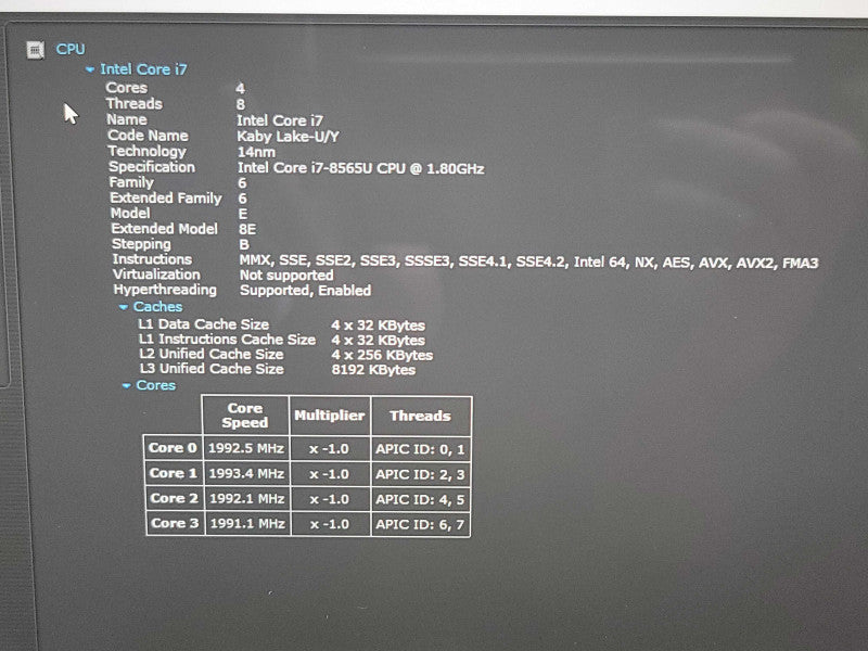 Dell XPS 13 9380| i7-8565U| 16GB DDR3L| 256GB SSD 4K TOUCH! β Lap200