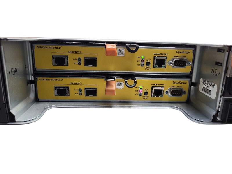 Dell EqualLogic PS4110 storage w/ 2x Control Module 17 READ $