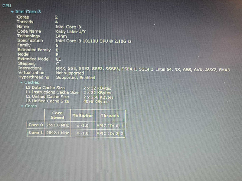 Dell Latitude 3510| i3-10110U| 12GB DDR4| 256GB SSD  β BudLap