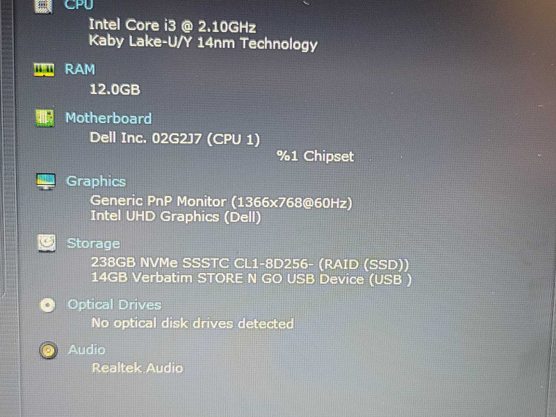 Dell Latitude 3510| i3-10110U| 12GB DDR4| 256GB SSD  ÃŽÂ² BudLap
